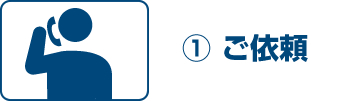 ①ご依頼